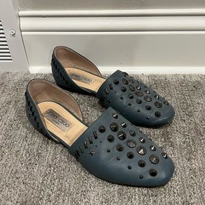 Jimmy Choo Globe Studded Flat Size 35.5